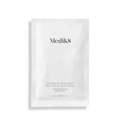 Image of Medik8 Ultimate Recovery Bio Cellulose Mask Hydrating Mineral Sheet Mask, 6 Sachets(Pack of 1),30G