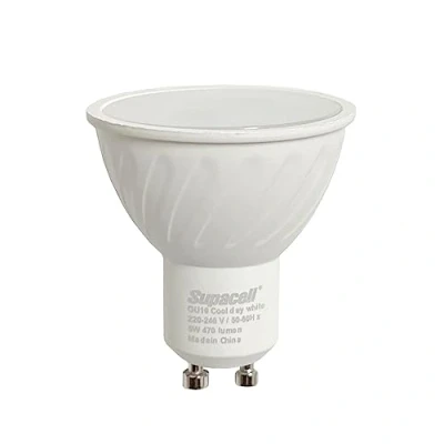 Image of LITECRAFT Light Bulb GU10 5 Watt 6500K Cool White Non Dimmable LED in 3 Pack