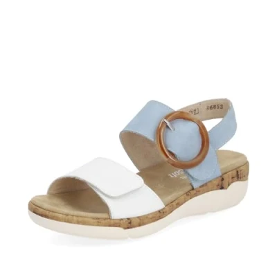 Image of Remonte R6853 Women&#039;s Sandals, Blue Estate 10, 8 UK