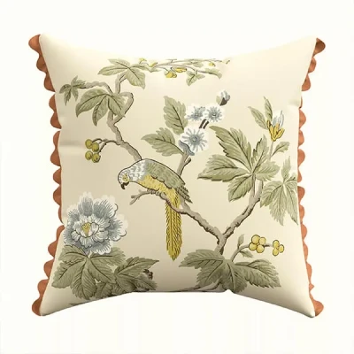 Image of Sanderson for National Trust Lophura Cushion 45X45cm English Grey