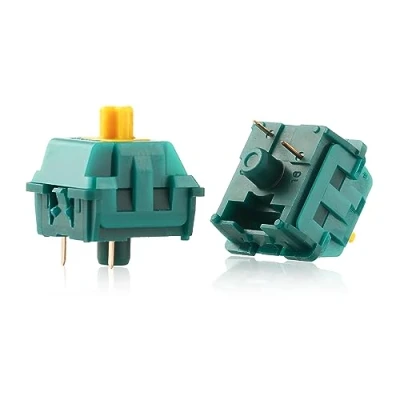 Image of Redragon A120 Soft Tactile Mechanical Switch, 3 Pin Plate Mounted Quiet Equivalent, Hot Swappable DIY Keyboard Switch Mod, 50 Million Click(70 pcs Switches, Keycap + Puller)