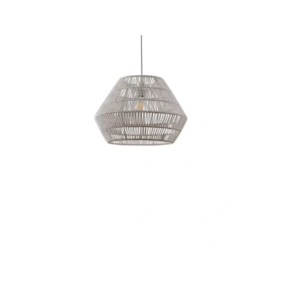 Image of Lindby Hanging light Ottavio made of woven paper, white