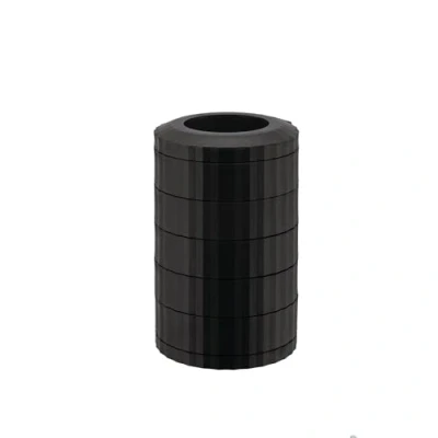 Image of Alessi Plisse Capsule Holder Black MDL19