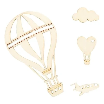 Image of Bare Basics Wooden Embellishments, Natural, N Applicable