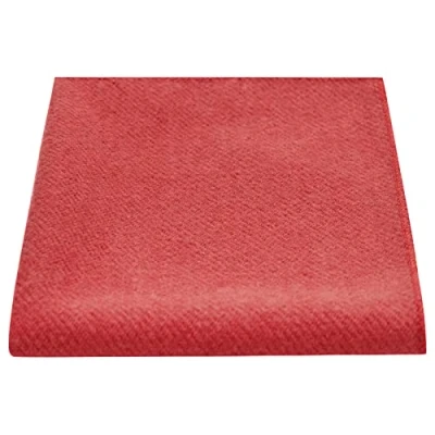 Image of King &amp; Priory Dark Pastel Red Donegal Tweed Pocket Square, Handkerchief