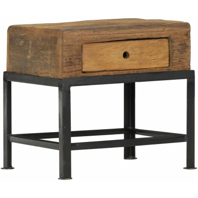 Image of vidaXL Bedside Cabinet 40x35x40 cm Solid Reclaimed Wood
