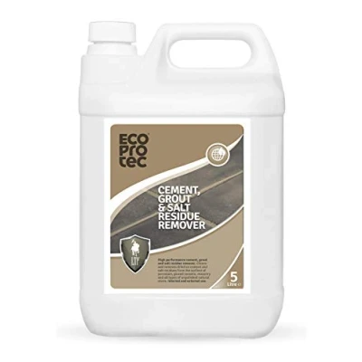 Image of ECOPROTEC Cement, Grout &amp; Salt Residue Remover for Tile Stone Rapid Action Concentrated Cleaner (5 Litre)