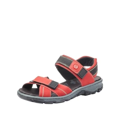 Image of Rieker Women’s 68851 Closed Toe Sandals, Rot (fire/rosso / 33), 4 UK