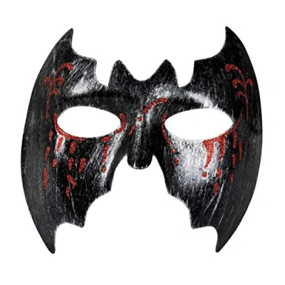 Image of Boland 97530 Bloody Bat Eye Mask Silver/Red
