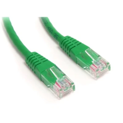 Image of StarTech.com Cat5e Ethernet Cable 10 ft Green Patch Molded Network Cord Cat 5e 10ft (M45PATCH10GN)