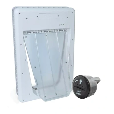 Image of PetSafe, SmartDoor, Selective Entry, Automatic Locking, Multi Key, Energy Efficient, Programmable Pet Door Large (Not WiFi Connected/App Enabled)
