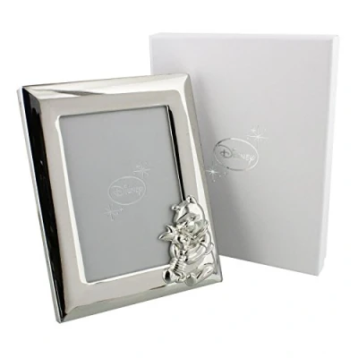Image of Disney Winnie the Pooh Silver Plated Photo Picture Frame by