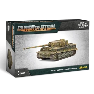 Image of Gale Force Nine Clash of Steel Tiger I Tank Platoon