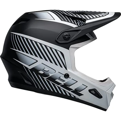 Image of Bell Transfer MTB Full Face Helmet 2022: Matte Black/White L 57 59cm