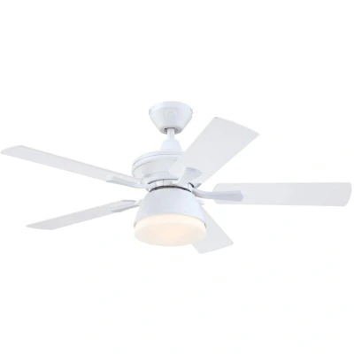 Image of Outdoor Ceiling Fan Nevada White with Lights