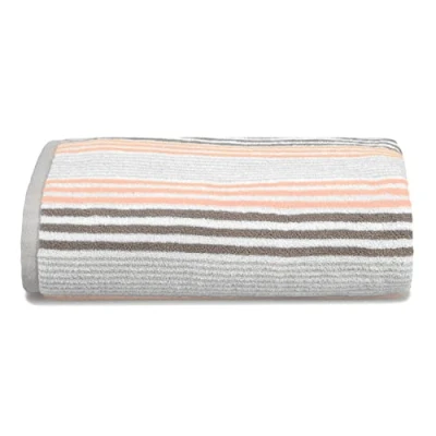 Image of Allure Bath Fashions Merlin Sheet, Striped Towel (90cm x 150cm) Supersoft, Machine Washable 550gsm Fully Guaranteed