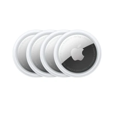 Image of Apple AirTag Finder Bluetooth Silver/White (Pack of 4) MX542ZM/A