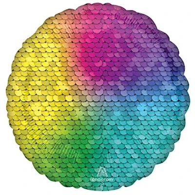 Image of amscan 4219701 SD C: RAINBOW SEQUINS