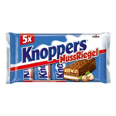 Image of Stork Knoppers NussRiegel Nut Bars 5 x 40g (200g)