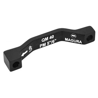 Image of MAGURA Lean brake adapter qm40 pm 6 180mm/pm 5 160m, Black