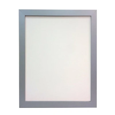 Image of FRAMES BY POST 25mm wide H7 Silver Picture Photo Frame A2 (Plastic Glass)