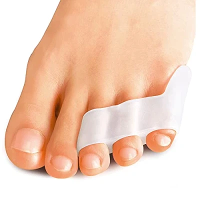Image of Sumiwish 10 Pack Pinky Toe Separator &amp; Protectors, Gel Separators for Overlapping Toe, Curled