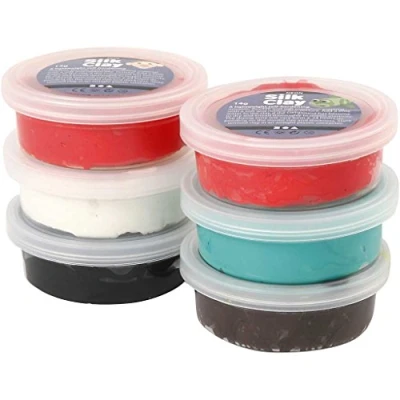 Image of Silk Clay®, asstd. colours, Christmas, 6x14g