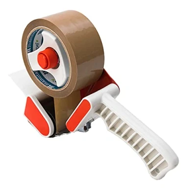 Image of Edenpack Tape Gun Dispenser Robust Handheld Heavy Duty Parcel Seal Packaging up to 50mm Width + 1 x Free Brown