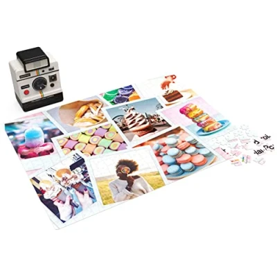 Image of Polaroid Retro 500 Piece Jigsaw Puzzle, for Adults and Kids Ages 8 up