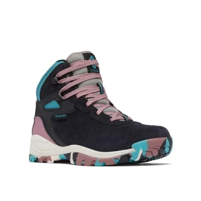 Image of Columbia Newton RIDGE BC Hiking shoes, Women&#039;s, Size: 7.5, Black/teal Leather/synthetics