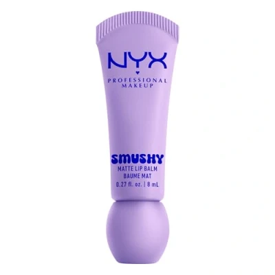 Image of NYX Professional Makeup Smushy Matte Lip Balm, Soft Finish, Hydrating &amp; Buildable Colour, Shade: Sugar Smush, 8ml