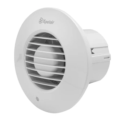 Image of Xpelair Simply Silent 100mm Shower Fan Complete with Round Grille