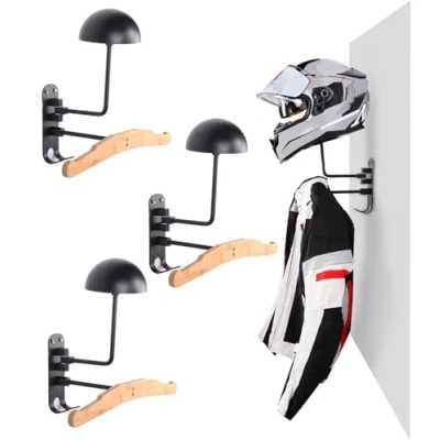 Image of motofans Helmet Mount Wall Holder for Tactical Vest Plate Rack