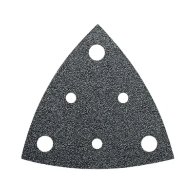 Image of Fein 60 Grit Triangular Perforated Sanding Sheet (Pack of 5)