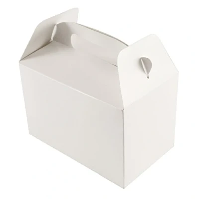 Image of Party or Wedding Favours Box White 6 Pieces