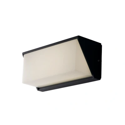 Image of Luxon Outdoor LED Aluminum Flush Wall Light, Anthracite, IP54, 4000K