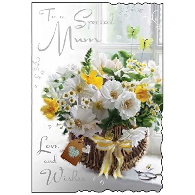 Image of To A Special Mum Love and Wishes Birthday card.