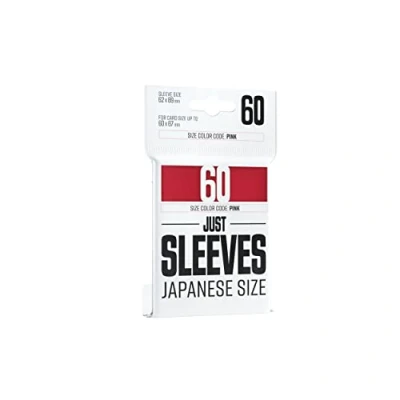 Image of UNIT Gamegenic Just Sleeves: Japanese Size Red (60 ct.)