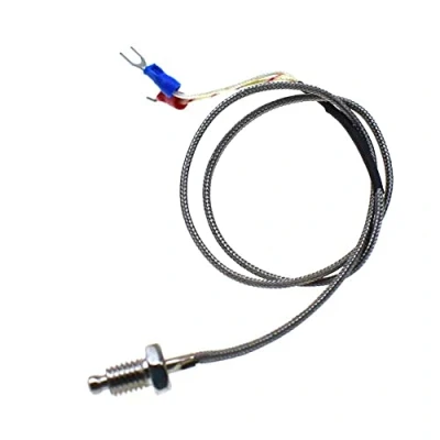 Image of Reland Sun Thermocouple K Type, M6 Screw Fine Thread Type Temperature Sensor Wire (1m)