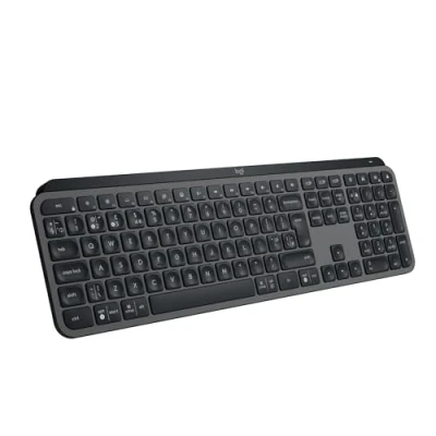 Image of Logitech MX Keys S Wireless Keyboard, Low Profile, Fluid Quiet Typing, Programmable , Backlighting, Bluetooth, USB C Rechargeable, for Windows PC, Linux, Chrome, Mac, QWERTY UK English Graphite