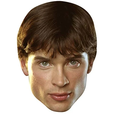 Image of FoxyPrinting Tom Welling Celebrity Cardboard Party Face Mask Fancy Dress