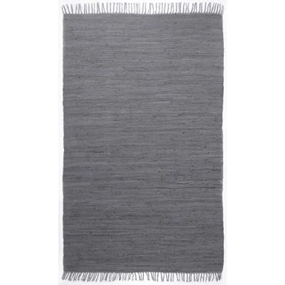 Image of Theko Carpet, 100% Cotton, red, 60 cm x 120