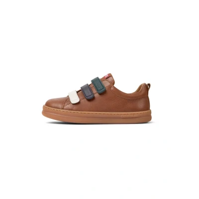 Image of Camper Runner FOUR Trainers for kids, Size: 4, Mittelbraun Leather