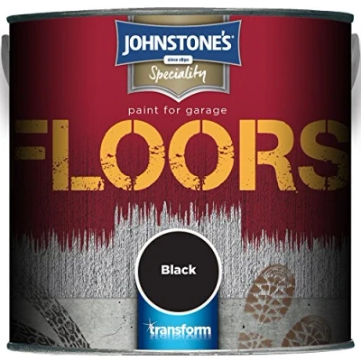 Image of Johnstone&#039;s Garage Floor Paint Black 2.5L