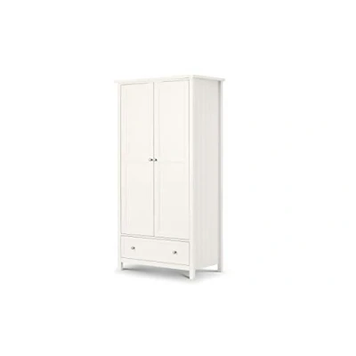 Image of Julian Bowen Maine 2 Door Combination Wardrobe SURF WHITE, Wood, ONE SIZE