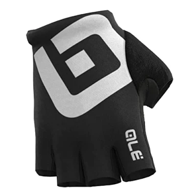 Image of Alé Cycling Unisex Air Summer Gloves, Black/White, XXL