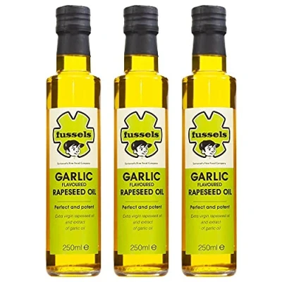 Image of Fussels Garlic Extra Virgin Rapeseed Oil 250ml (Pack of 3)