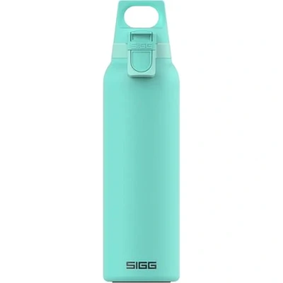 Image of SIGG Insulated Water Bottle Thermo Flask Hot &amp; Cold One Light With Fruit Strainer Leakproof BPA Free 18/8 Stainless Steel Glacier 0.55L