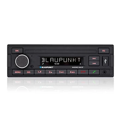 Image of Blaupunkt MADRID200BT Single Din Stereo with Bluetooth, USB &amp; AUX