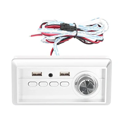 Image of DC 5V power Amplifier, Stereo Professional Bluetooth amplifier with 2x5W MP3 Audio Panel Player AUX Input
